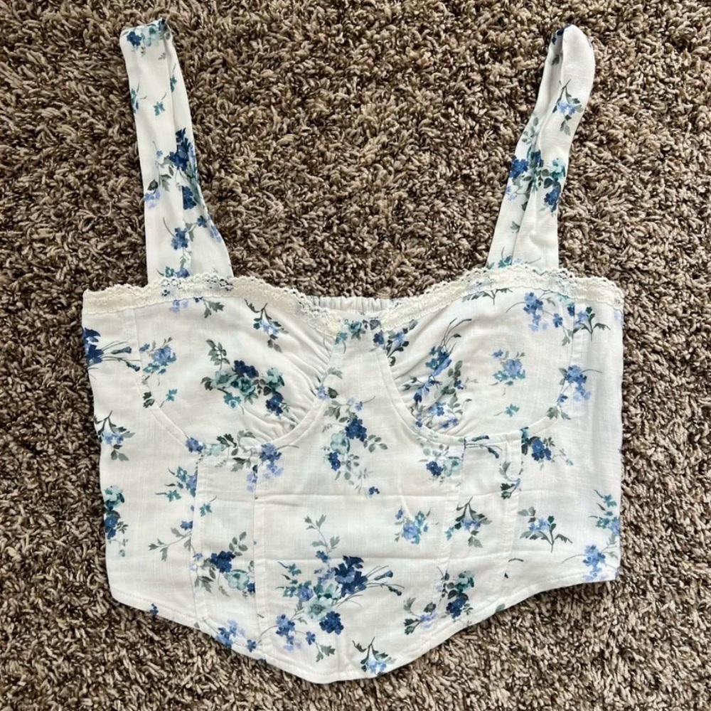 Altar'd State Large Floral Crop Top